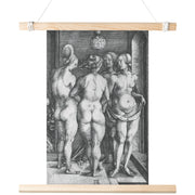 "Les quatre sorcières" d'Albrecht Dürer Matte Poster