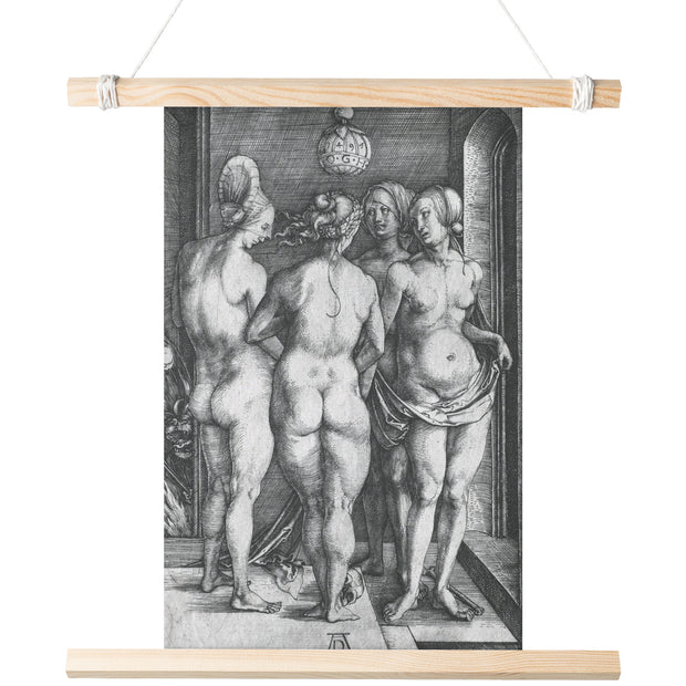 "The Four Witches" by Albrecht Dürer Matte Poster