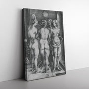 "Les Quatre Sorcières" par Albrecht Dürer Rectangulaire Toile Wrap