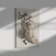 "El tango alemán" de Louis Raemaekers Rectángulo Envoltura de lona