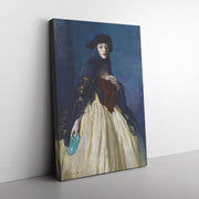"The Green Masque" by Oswald Birley Rectangle Canvas Wrap