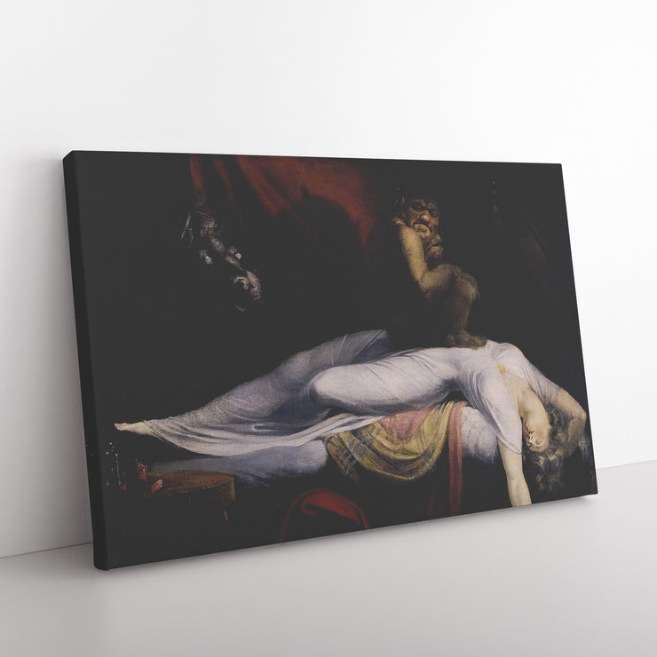 "The Nightmare" by Henry Fuseli Rectangle Canvas Wrap