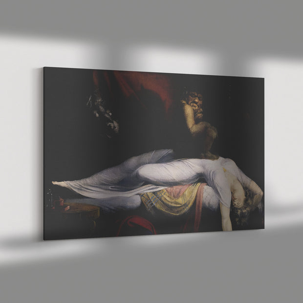 "The Nightmare" by Henry Fuseli Rectangle Canvas Wrap