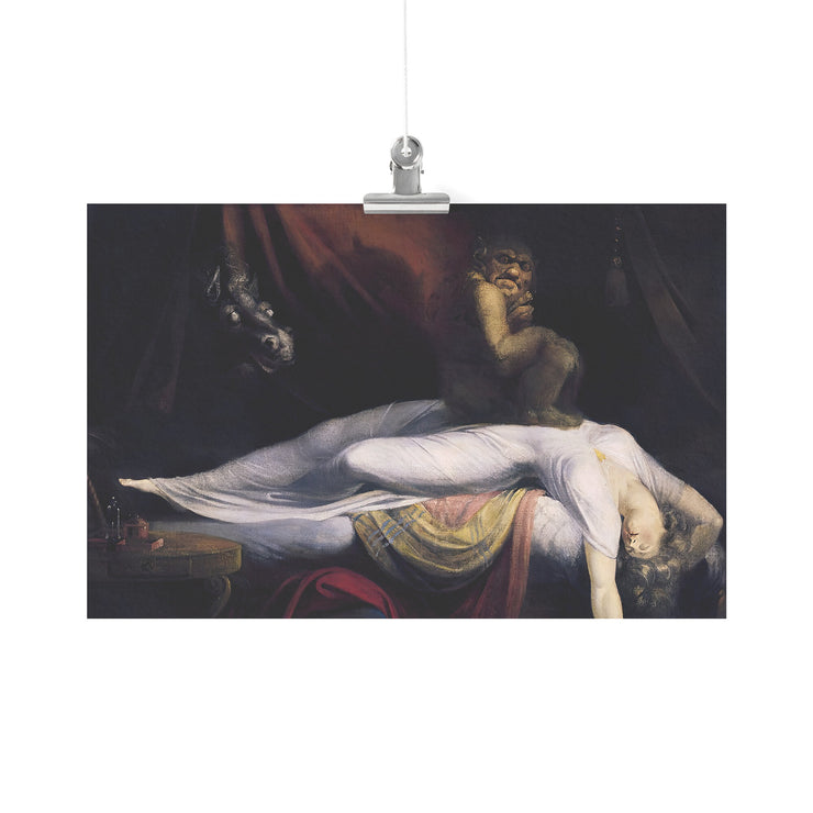 "The Nightmare" by John H. Fuseli Matte Poster