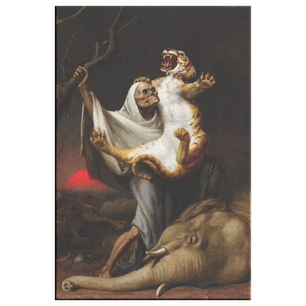 "The Power of Death" by William Holbrook Beard Rectangle Canvas Wrap