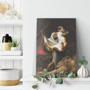 "The Power of Death" by William Holbrook Beard Rectangle Canvas Wrap