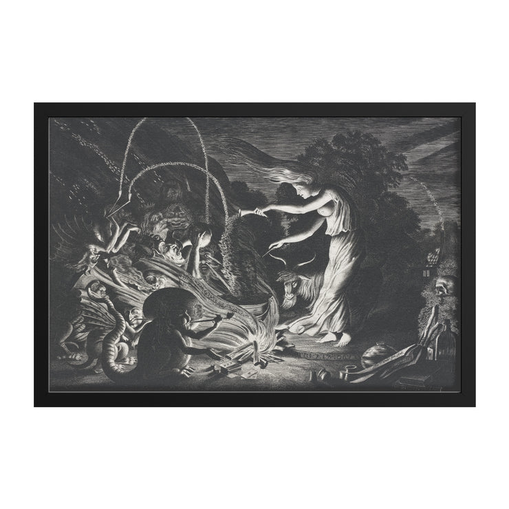"The Witch (Night Piece)" Framed Art Print