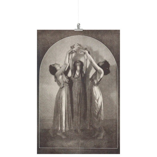 "Trio of Women Dancing" by Helen Moller Matte Poster
