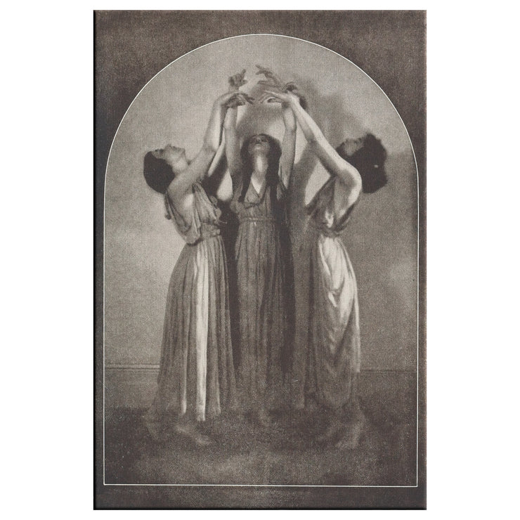"Trio of Women Dancing" by Helen Moller Rectangle Canvas Wrap
