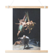 "Le Vol des Sorcières" (Vuelo de Brujas) de Francisco Goya Matte Poster