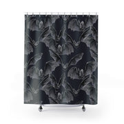 "Wings of Leather" Cloth Shower Curtain