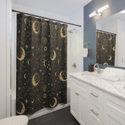 "Constellations" Cloth Shower Curtain