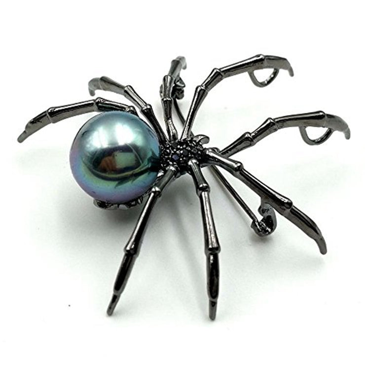 Black Spider Brooch Creepy Jewelry Spider Costume 