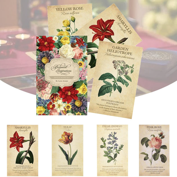 Botanical Inspirations Tarot Card Deck & Book by Lynn Araujo